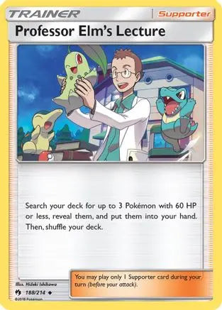 Professor Elm's Lecture 188 SM Lost Thunder - Uncommon