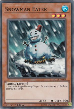 Snowman Eater (AC18-EN008) - Advent Calendar 2018 1st Edition Advent Calendar 2018 Yugioh Single Squirtle Squad Card Shop.