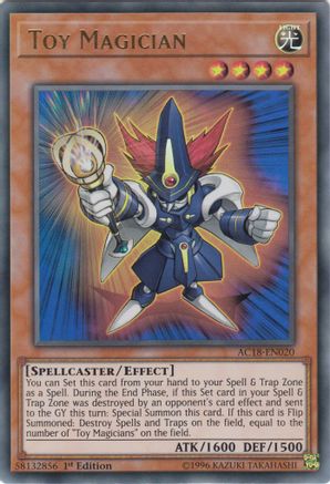 Toy Magician (AC18-EN020) - Advent Calendar 2018 1st Edition Advent Calendar 2018 Yugioh Single Squirtle Squad Card Shop.