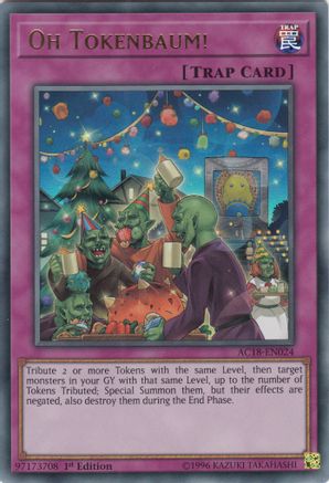 Oh Tokenbaum! (AC18-EN024) - Advent Calendar 2018 1st Edition Advent Calendar 2018 Yugioh Single Squirtle Squad Card Shop.