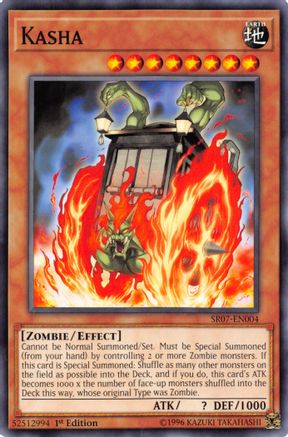 Kasha (SR07-EN004) - Structure Deck: Zombie Horde 1st Edition Structure Deck: Zombie Horde Yugioh Single Squirtle Squad Card Shop.