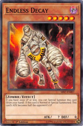 Endless Decay (SR07-EN007) - Structure Deck: Zombie Horde 1st Edition Structure Deck: Zombie Horde Yugioh Single Squirtle Squad Card Shop.