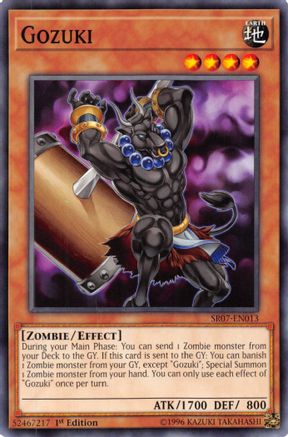 Gozuki (SR07-EN013) - Structure Deck: Zombie Horde 1st Edition Structure Deck: Zombie Horde Yugioh Single Squirtle Squad Card Shop.