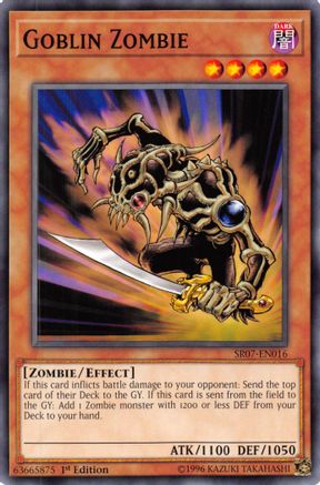 Goblin Zombie (SR07-EN016) - Structure Deck: Zombie Horde 1st Edition Structure Deck: Zombie Horde Yugioh Single Squirtle Squad Card Shop.