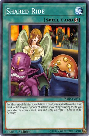 Shared Ride (SR07-EN033) - Structure Deck: Zombie Horde 1st Edition Structure Deck: Zombie Horde Yugioh Single Squirtle Squad Card Shop.