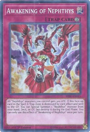 Awakening of Nephthys (HISU-EN011) - Hidden Summoners 1st Edition Hidden Summoners Yugioh Single Squirtle Squad Card Shop.