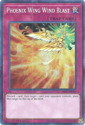 Phoenix Wing Wind Blast (HISU-EN045) - Hidden Summoners 1st Edition Hidden Summoners Yugioh Single Squirtle Squad Card Shop.