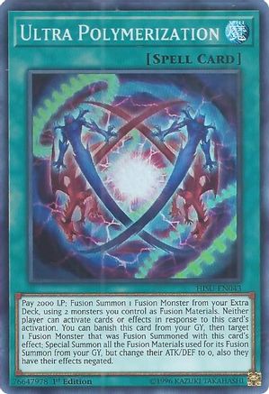Ultra Polymerization (HISU-EN043) - Hidden Summoners 1st Edition Hidden Summoners Yugioh Single Squirtle Squad Card Shop.