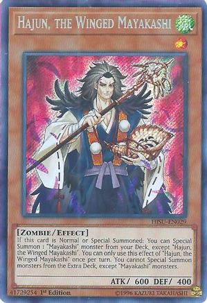 Hajun, the Winged Mayakashi (HISU-EN029) - Hidden Summoners 1st Edition Hidden Summoners Yugioh Single Squirtle Squad Card Shop.