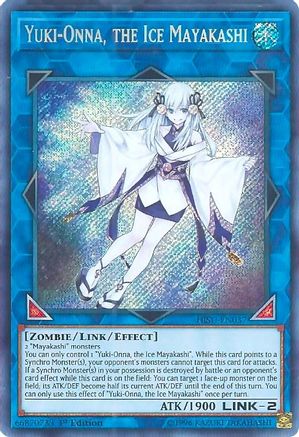 Yuki-Onna, the Ice Mayakashi (HISU-EN037) - Hidden Summoners 1st Edition Hidden Summoners Yugioh Single Squirtle Squad Card Shop.