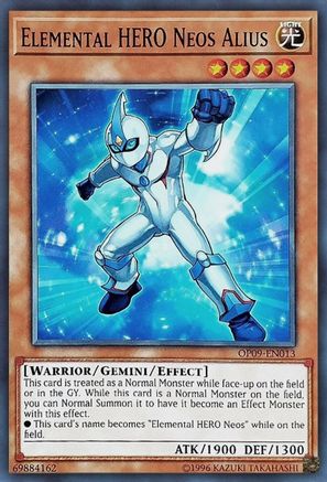 Elemental HERO Neos Alius (OP09-EN013) - OTS Tournament Pack 9 Unlimited OTS Tournament Pack 9 Yugioh Single Squirtle Squad Card Shop.