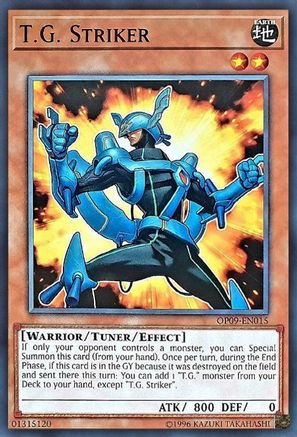 T.G. Striker (OP09-EN015) - OTS Tournament Pack 9 Unlimited OTS Tournament Pack 9 Yugioh Single Squirtle Squad Card Shop.