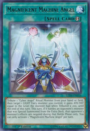 Magnificent Machine Angel (LED4-EN016) - Legendary Duelists: Sisters of the Rose 1st Edition Legendary Duelists: Sisters of the Rose Yugioh Single Squirtle Squad Card Shop.