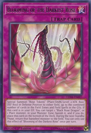 Blooming of the Darkest Rose (LED4-EN027) - Legendary Duelists: Sisters of the Rose 1st Edition Legendary Duelists: Sisters of the Rose Yugioh Single Squirtle Squad Card Shop.
