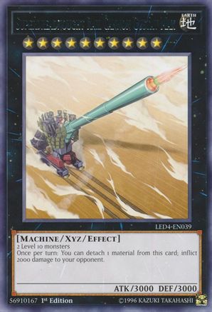 Superdreadnought Rail Cannon Gustav Max (LED4-EN039) - Legendary Duelists: Sisters of the Rose 1st Edition Legendary Duelists: Sisters of the Rose Yugioh Single Squirtle Squad Card Shop.