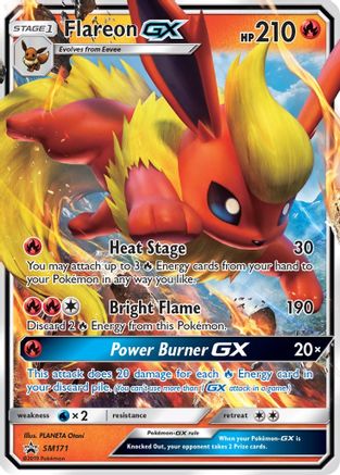 Flareon GX SM171 – SM Black Star Promo – Holo