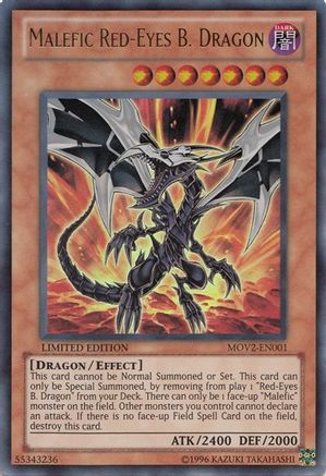 Malefic Red-Eyes B. Dragon (MOV2-EN001) - Bonds Beyond Time Movie Pack Limited Bonds Beyond Time Movie Pack Yugioh Single Squirtle Squad Card Shop.