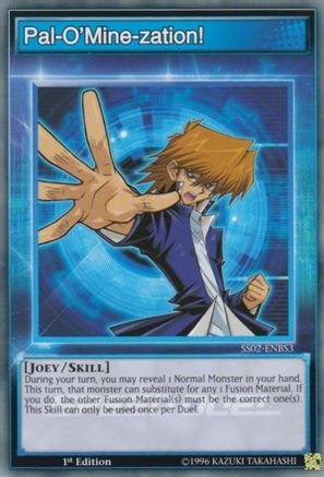 Pal-O'Mine-zation! (SS02-ENBS3) - Speed Duel Decks: Duelists of Tomorrow 1st Edition Speed Duel Decks: Duelists of Tomorrow Yugioh Single Squirtle Squad Card Shop.