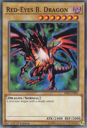 Red-Eyes B. Dragon (SS02-ENB01) - Speed Duel Decks: Duelists of Tomorrow 1st Edition Speed Duel Decks: Duelists of Tomorrow Yugioh Single Squirtle Squad Card Shop.