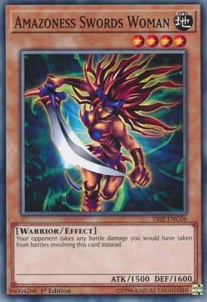 Amazoness Swords Woman (SS02-ENC06) - Speed Duel Decks: Duelists of Tomorrow 1st Edition Speed Duel Decks: Duelists of Tomorrow Yugioh Single Squirtle Squad Card Shop.