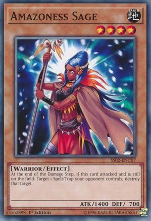 Amazoness Sage (SS02-ENC07) - Speed Duel Decks: Duelists of Tomorrow 1st Edition Speed Duel Decks: Duelists of Tomorrow Yugioh Single Squirtle Squad Card Shop.