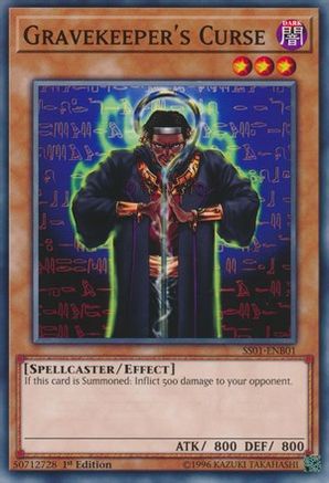 Gravekeeper's Curse (SS01-ENB01) - Speed Duel Decks: Destiny Masters 1st Edition Speed Duel Decks: Destiny Masters Yugioh Single Squirtle Squad Card Shop.