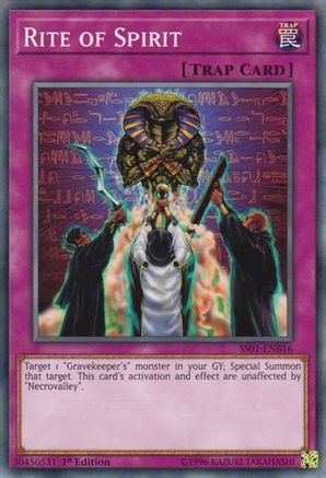 Rite of Spirit (SS01-ENB16) - Speed Duel Decks: Destiny Masters 1st Edition Speed Duel Decks: Destiny Masters Yugioh Single Squirtle Squad Card Shop.