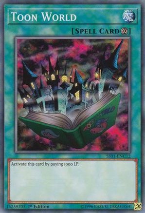 Toon World (SS01-ENC12) - Speed Duel Decks: Destiny Masters 1st Edition Speed Duel Decks: Destiny Masters Yugioh Single Squirtle Squad Card Shop.