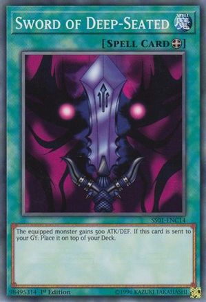 Sword of Deep-Seated (SS01-ENC14) - Speed Duel Decks: Destiny Masters 1st Edition Speed Duel Decks: Destiny Masters Yugioh Single Squirtle Squad Card Shop.