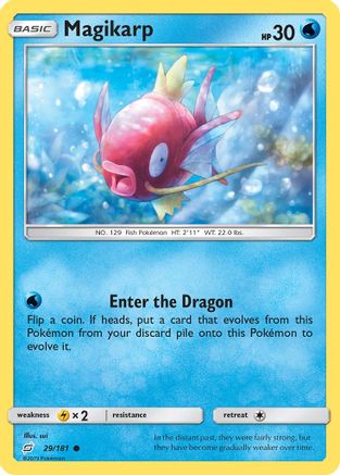Magikarp 029 SM Team Up - Common SM - Team Up Pokemon Single Squirtle Squad Card Shop.