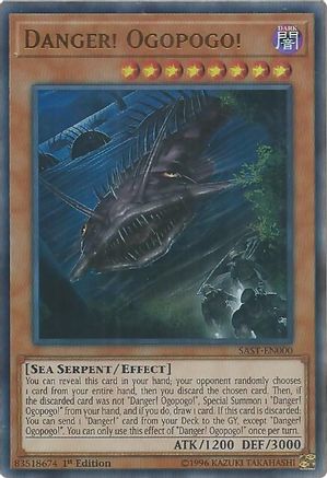 Danger! Ogopogo! (SAST-EN000) - Savage Strike Unlimited Savage Strike Yugioh Single Squirtle Squad Card Shop.