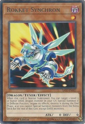Rokket Synchron (SAST-EN007) - Savage Strike 1st Edition Savage Strike Yugioh Single Squirtle Squad Card Shop.