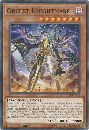 Orcust Knightmare (SAST-EN021) - Savage Strike 1st Edition Savage Strike Yugioh Single Squirtle Squad Card Shop.