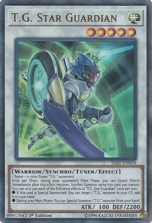 T.G. Star Guardian (SAST-EN039) - Savage Strike Unlimited Savage Strike Yugioh Single Squirtle Squad Card Shop.