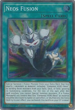 Neos Fusion (SAST-EN060) - Savage Strike 1st Edition Savage Strike Yugioh Single Squirtle Squad Card Shop.