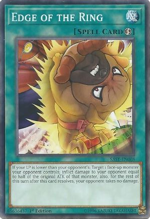 Edge of the Ring (SAST-EN068) - Savage Strike Unlimited Savage Strike Yugioh Single Squirtle Squad Card Shop.