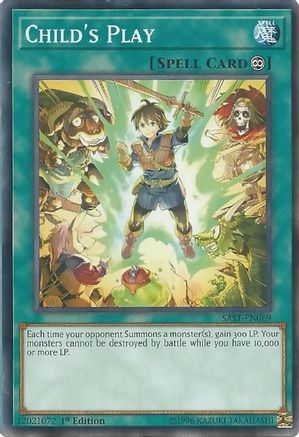 Child's Play (SAST-EN069) - Savage Strike Unlimited Savage Strike Yugioh Single Squirtle Squad Card Shop.
