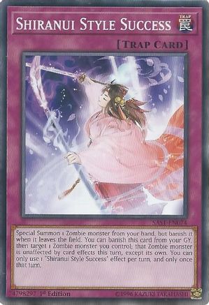 Shiranui Style Success (SAST-EN074) - Savage Strike Unlimited Savage Strike Yugioh Single Squirtle Squad Card Shop.
