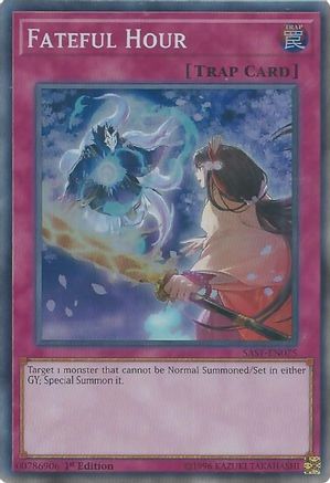 Fateful Hour (SAST-EN075) - Savage Strike 1st Edition Savage Strike Yugioh Single Squirtle Squad Card Shop.