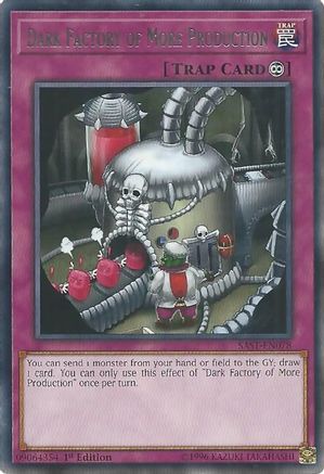 Dark Factory of More Production (SAST-EN078) - Savage Strike Unlimited Savage Strike Yugioh Single Squirtle Squad Card Shop.