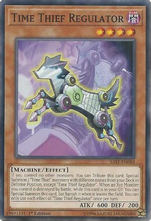 Time Thief Regulator (SAST-EN084) - Savage Strike 1st Edition Savage Strike Yugioh Single Squirtle Squad Card Shop.