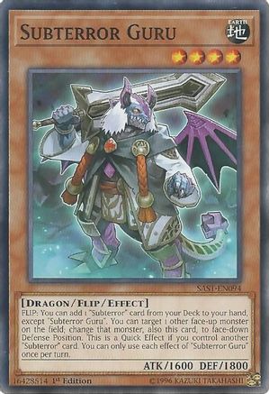Subterror Guru (SAST-EN094) - Savage Strike Unlimited Savage Strike Yugioh Single Squirtle Squad Card Shop.