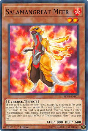 Salamangreat Meer (SDSB-EN007) - Structure Deck: Soulburner 1st Edition Structure Deck: Soulburner Yugioh Single Squirtle Squad Card Shop.