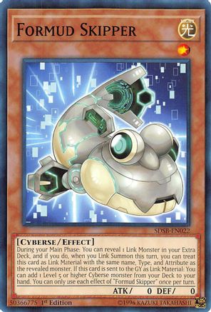 Formud Skipper (SDSB-EN022) - Structure Deck: Soulburner 1st Edition Structure Deck: Soulburner Yugioh Single Squirtle Squad Card Shop.