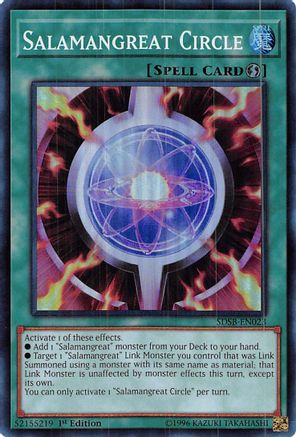 Salamangreat Circle (SDSB-EN023) - Structure Deck: Soulburner 1st Edition Structure Deck: Soulburner Yugioh Single Squirtle Squad Card Shop.
