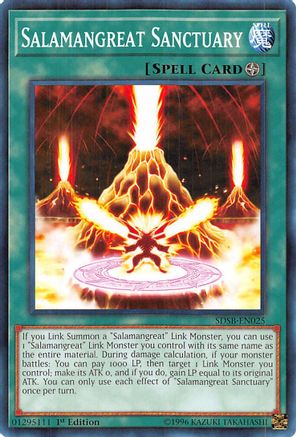 Salamangreat Sanctuary (SDSB-EN025) - Structure Deck: Soulburner 1st Edition Structure Deck: Soulburner Yugioh Single Squirtle Squad Card Shop.