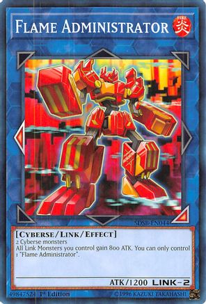 Flame Administrator (SDSB-EN044) - Structure Deck: Soulburner 1st Edition Structure Deck: Soulburner Yugioh Single Squirtle Squad Card Shop.