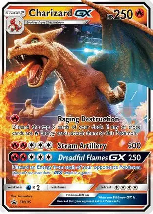 Sun & Moon - Promo Cards - Charizard GX SM195