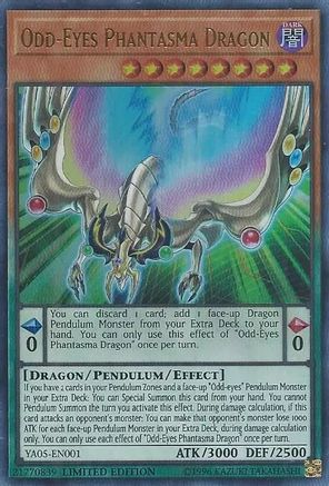 Odd-Eyes Phantasma Dragon (YA05-EN001) - Yu-Gi-Oh! ARC-V Promo Cards Limited Yu-Gi-Oh! ARC-V Promo Cards Yugioh Single Squirtle Squad Card Shop.