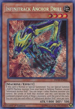 Infinitrack Anchor Drill (INCH-EN002) - The Infinity Chasers 1st Edition The Infinity Chasers Yugioh Single Squirtle Squad Card Shop.